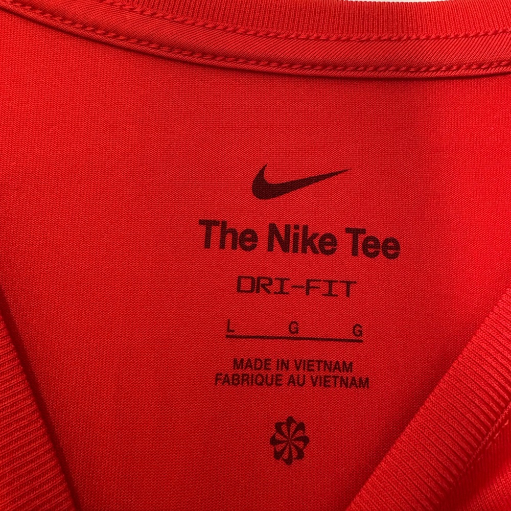 Nike Dri-FIT Red Tee